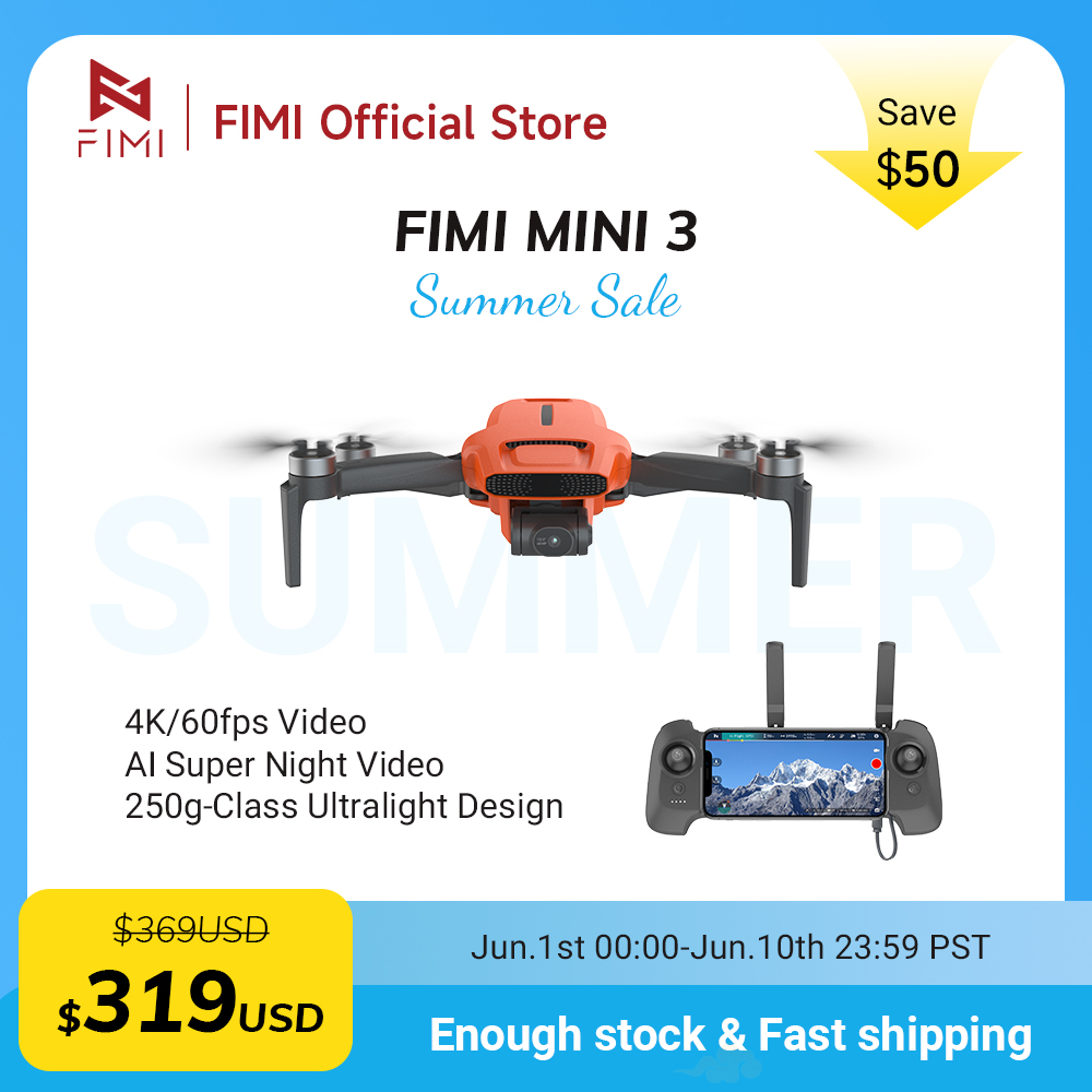 Drone Gps Mount - FIMI MINI 3 Camere drone 4K