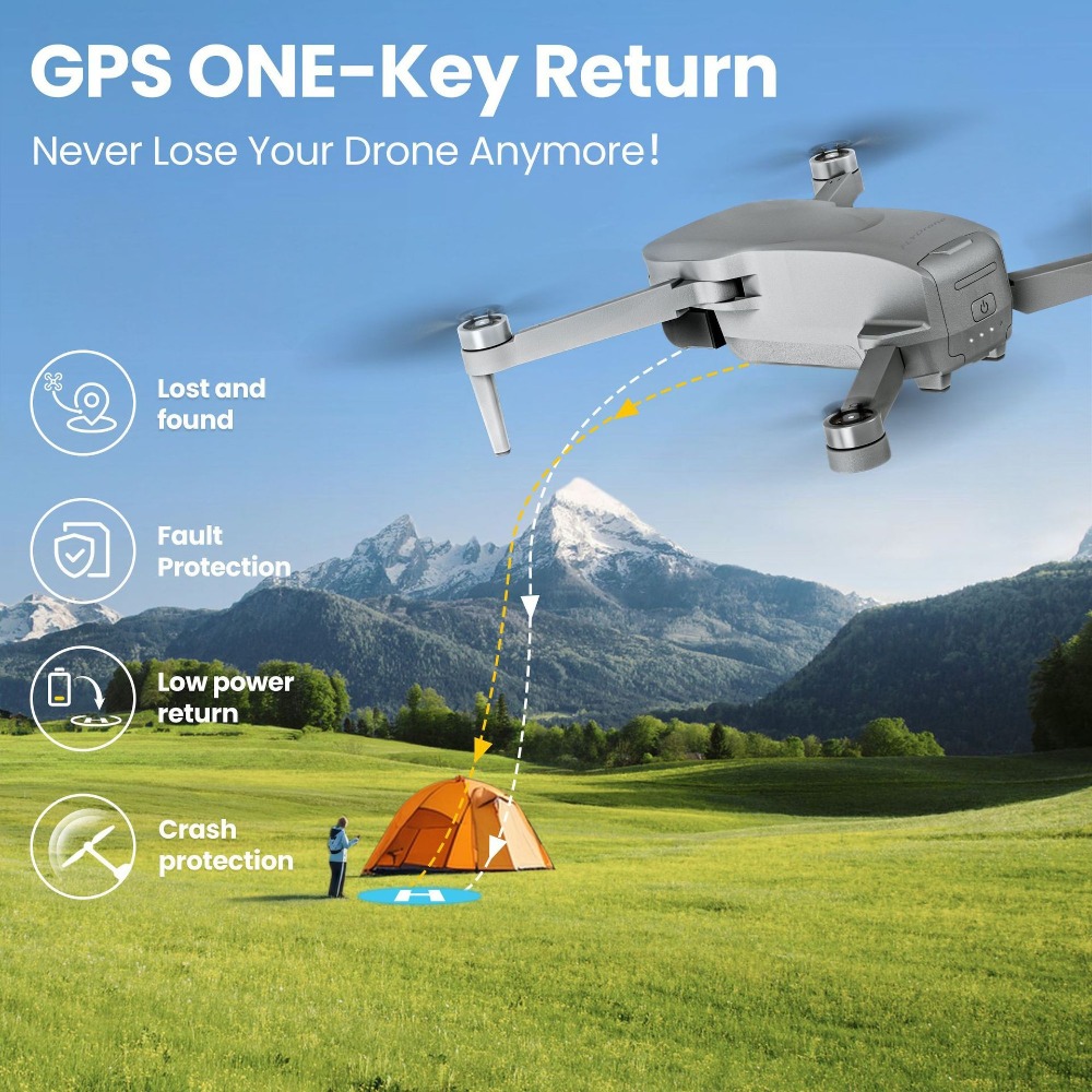 Global MiniX Drone! 4K UHD & a - Drone Gps Mount recension och pris
