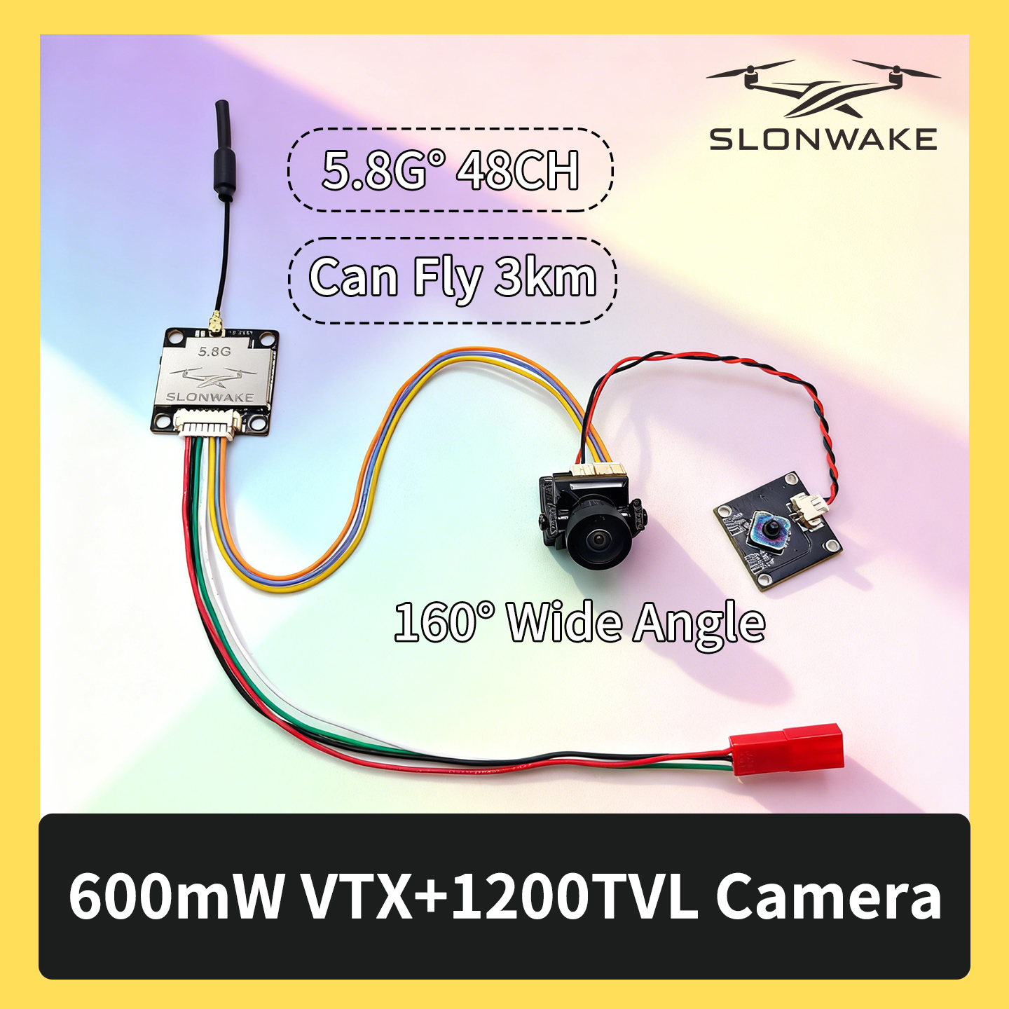 SLONWAKE 5.8G 600mW 7-24V FPV  - Drone Receiver recension och pris
