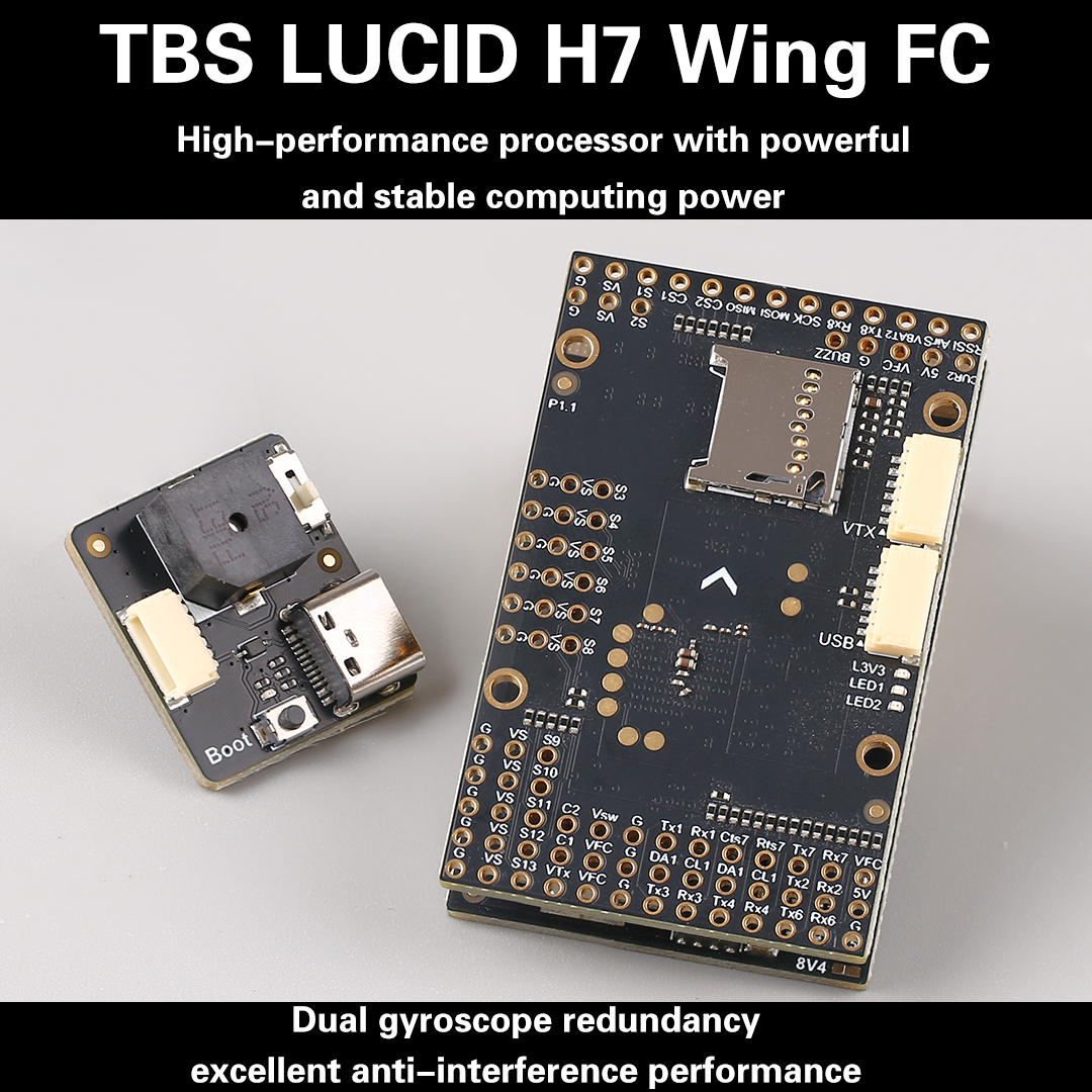 TBS LUCID H7 WING FC Dual Gyro - Drone Flight Controller recension och pris