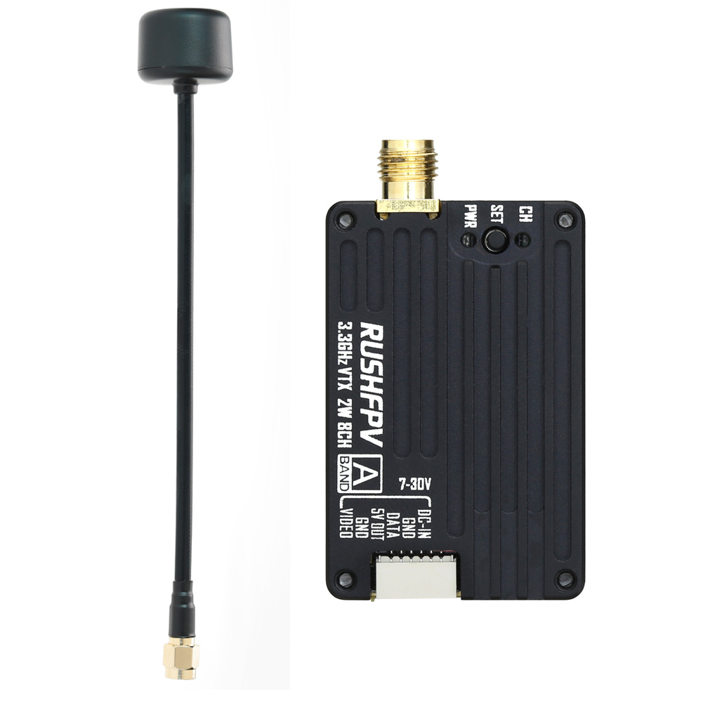 RUSHFPV 3.3G 2W VTX Transmitte - Drone Receiver recension och pris