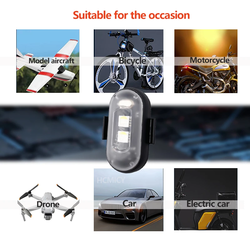 Motorcycle Aircraft Lights RGB - Drone Led Light recension och pris
