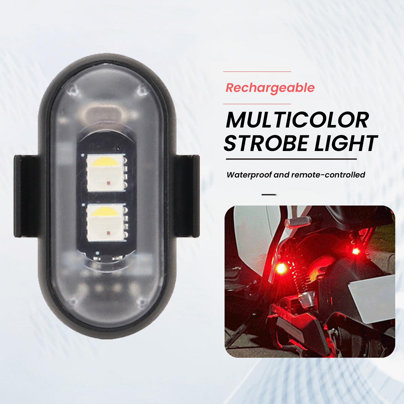2/4/6PCS Wireless LED Strobe L - Drone Led Light recension och pris