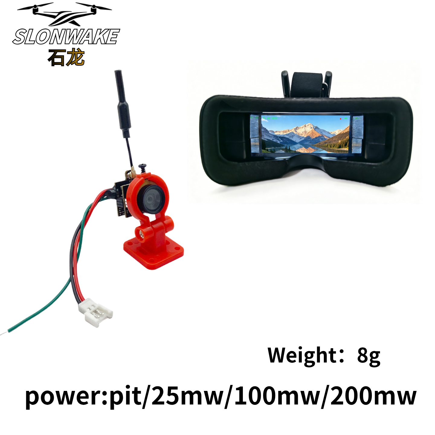 Slonwake 5.8G 48CH 200mW FPV D - Drone Receiver recension och pris