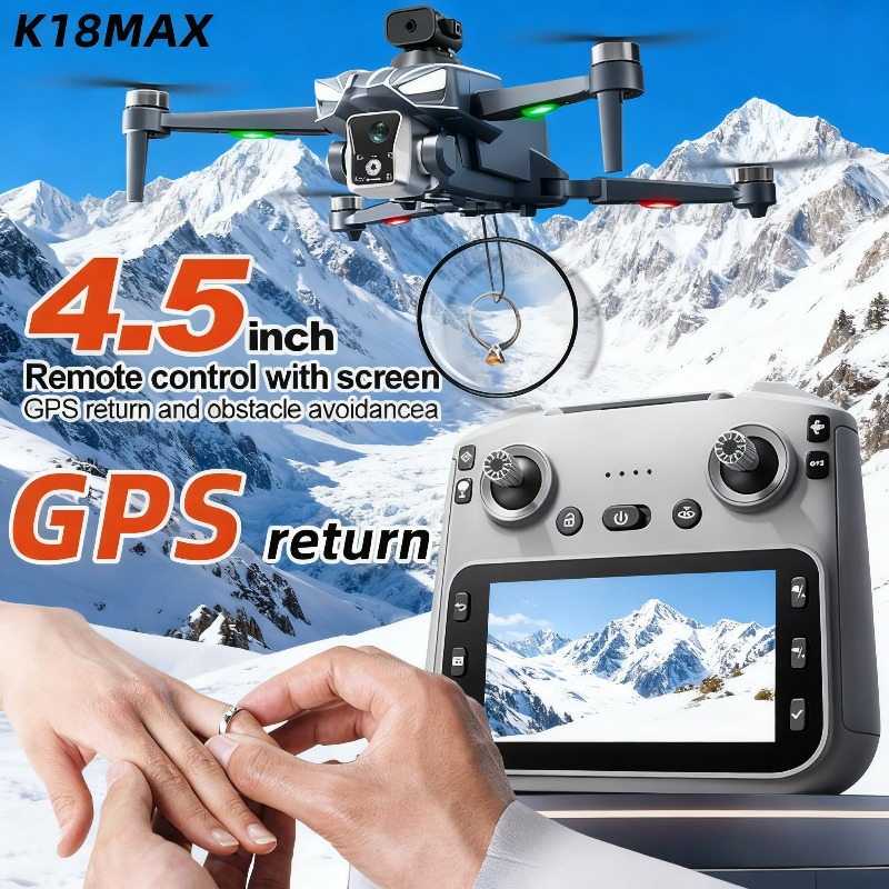 K18MAX 5G GPS Folding Drone, 8 - Drone Gps Mount recension och pris
