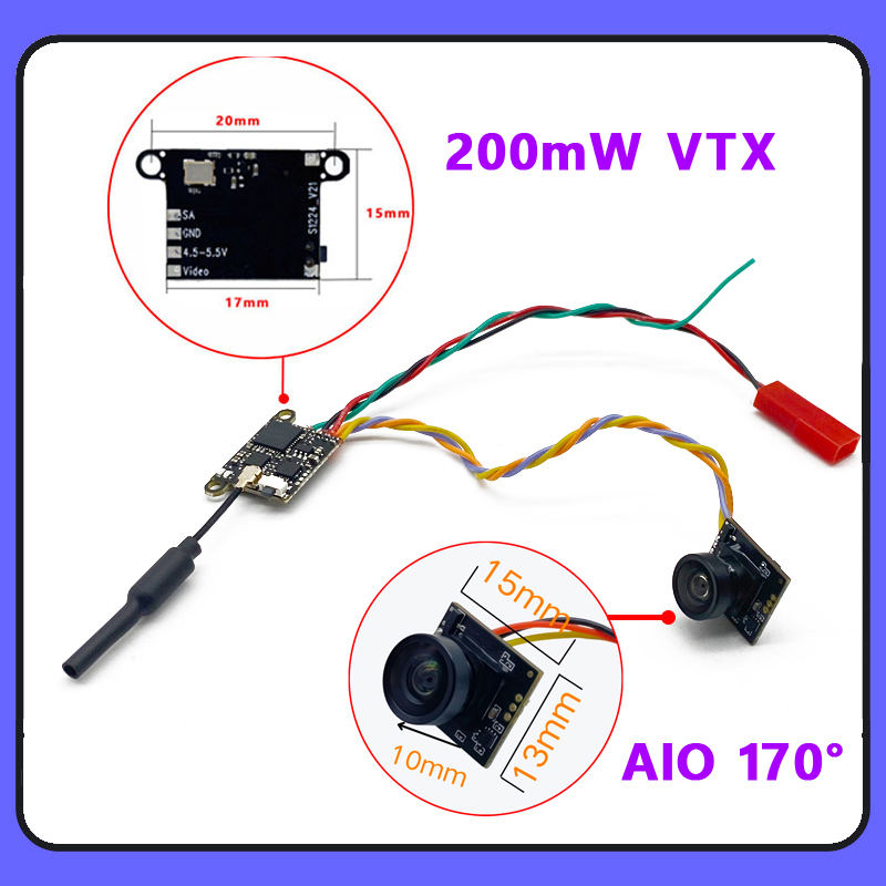 SLONWAKE 5.8G 1200TVL FPV Came - Drone Receiver recension och pris