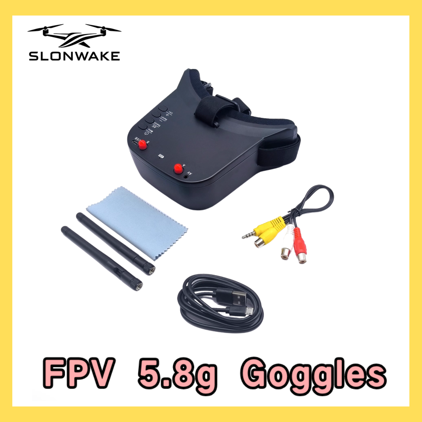 SLONWAKE 5.8G 48CH FPV 400mw V - Drone Frame recension och pris