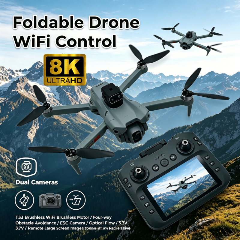 2026 New T33 RC Drone 8K Camer - Drone Gps Module recension och pris