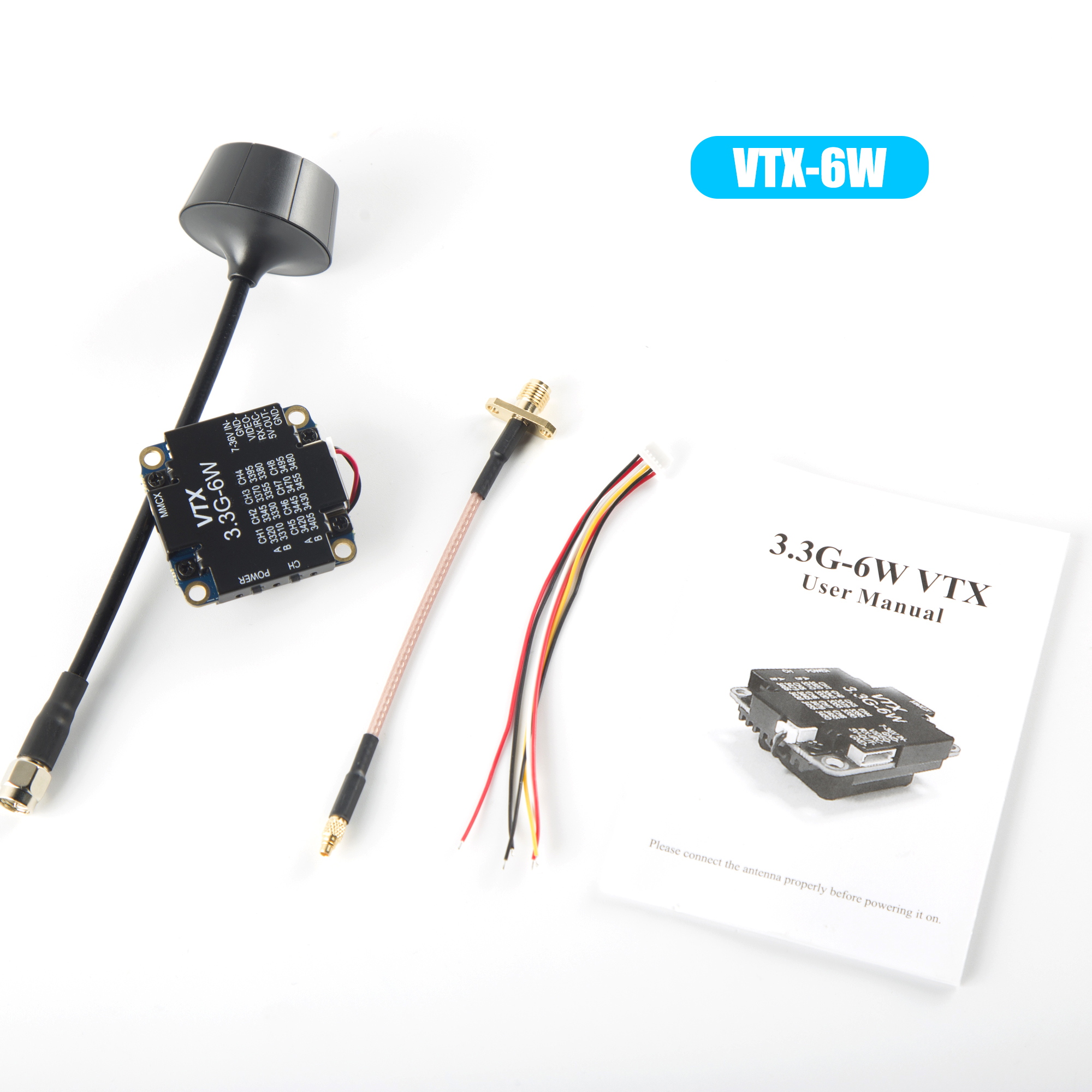 FPV Video Transmitter 3.3G 6W  - Drone Transmitter recension och pris