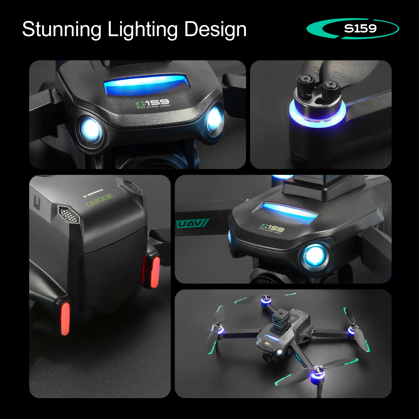 S159 GPS Drone 4K Profesional  - Drone Gps Mount recension och pris
